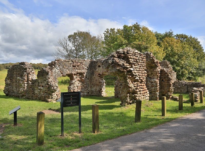 Ravenglass Roman Bath House is a ruined ancient Roman bath house at Ravenglass, cumbria, England. Belonging to a 2nd-century Roman fort and noval base, the bath house is described by Matthew Hyde in his update to the pevsner guide to cumbria as
